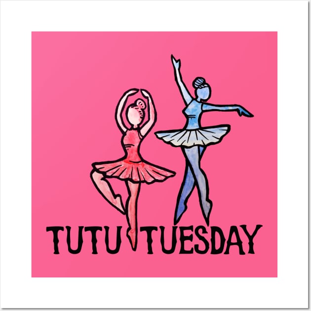 Tutu Tuesday Wall Art by bubbsnugg